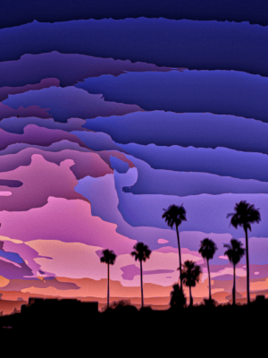 Bell Road Sunset (small canvas)