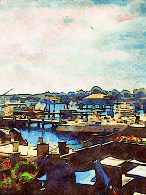 Edgartown #3 (large canvas)